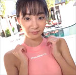 池尻愛梨 キャンディーピンク競泳水着の美尻＆美脚ボディ!!