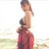 天木じゅん 美しい夕暮れのビーチで魅せる凄エロな爆乳ボディ