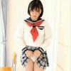 高山ぼたん えっちなポーズでセーラー服パンチラ＆バンモロ!