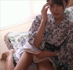 八掛うみ 着崩した浴衣からのぞくエッチなTバックの美ヒップ