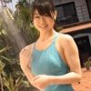 水月桃子 おしゃれなプールで魅せる競泳水着のスマートボディ