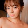 秋本翼 花柄の浴衣を着崩してポーズした後にバックヌード・・
