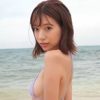 星島沙也加 腰のクビレ＆ヒップラインが美しいビーチベイビー