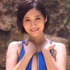 橘花凛 強い日差しが眩しそうな激エチ水着の美おっぱい女子