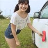 東雲うみ ホース渡すと濡らされてビショビジョ洗車な巨乳先生